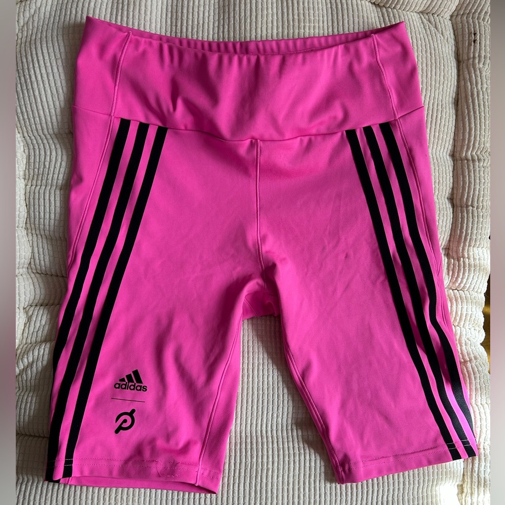 Limited edition hot pink peloton adidas bike shorts